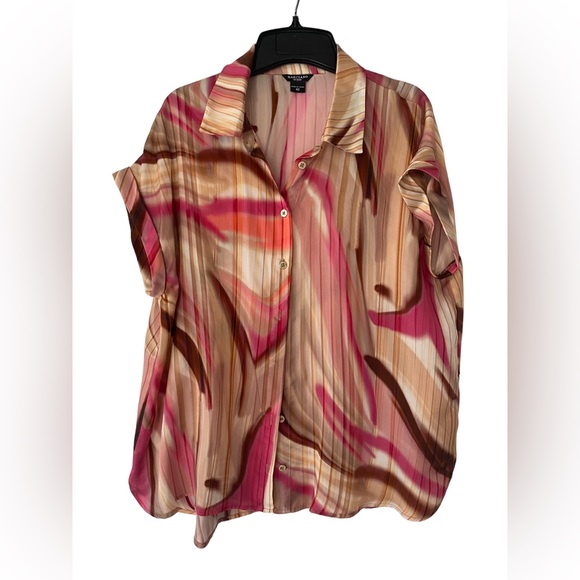Marciano Multi-coloured Silky Blouse - Size M (42) - Picture 5 of 10